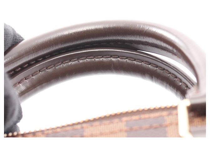 Borsa Louis Vuitton Speedy 30 Marrone Damier ebene - vista 7