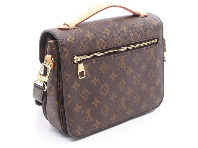Borsa Louis Vuitton Pochette Metis MM Marrone Multicolore - vista 2