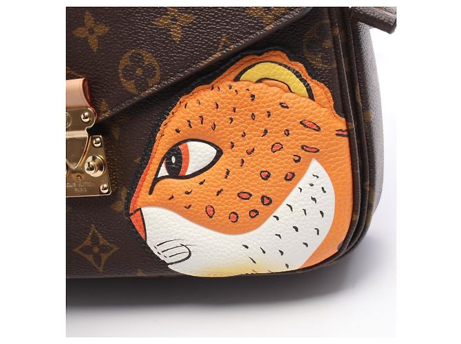 Borsa Louis Vuitton Pochette Metis MM Marrone Multicolore - vista 6