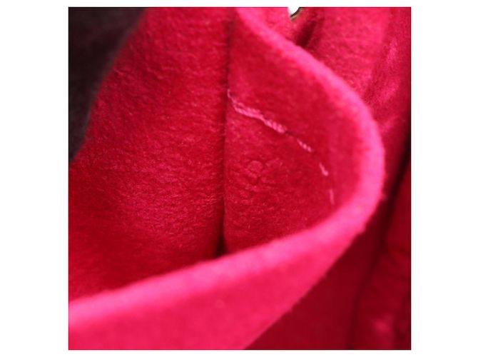 Borsa Louis Vuitton Pochette Accessoires Marrone Rosa Fuschia - vista 5