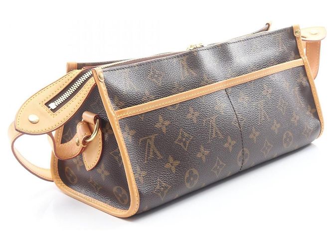 Borsa a tracolla lunga Popincourt Louis Vuitton Marrone - vista 2