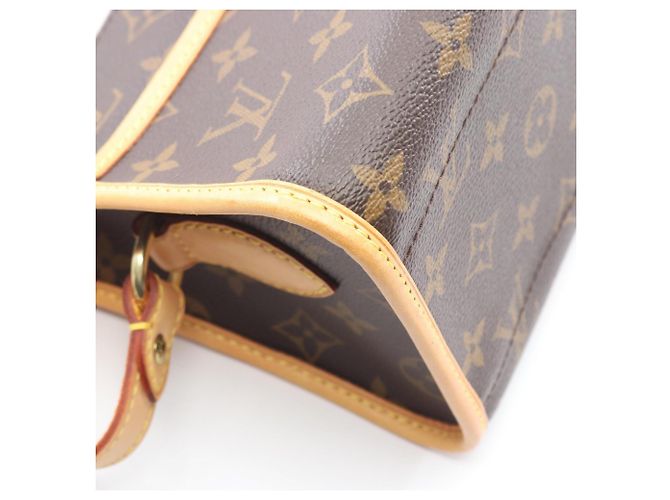 Borsa a tracolla lunga Popincourt Louis Vuitton Marrone - vista 6