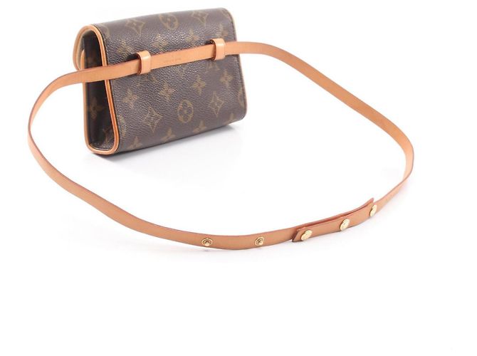 Pochette Florentine Louis Vuitton Vita Marrone - vista 2