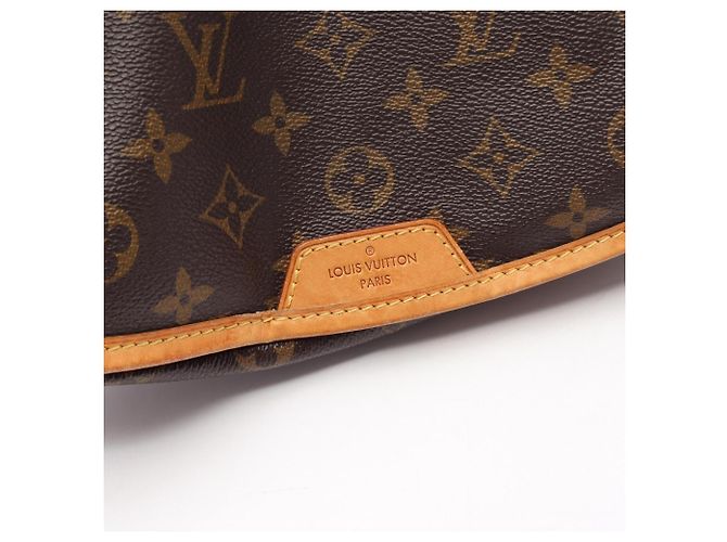 Borsa a Spalla Louis Vuitton Menilmontant MM Marrone - vista 10