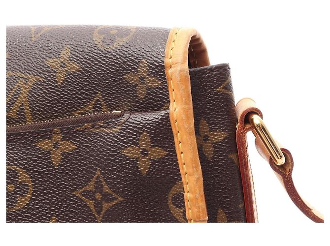 Borsa a Spalla Louis Vuitton Menilmontant MM Marrone - vista 13