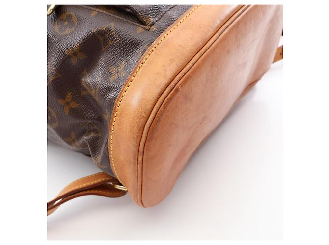 Zaino/Borsa Louis Vuitton Montsouris GM Marrone - vista 12