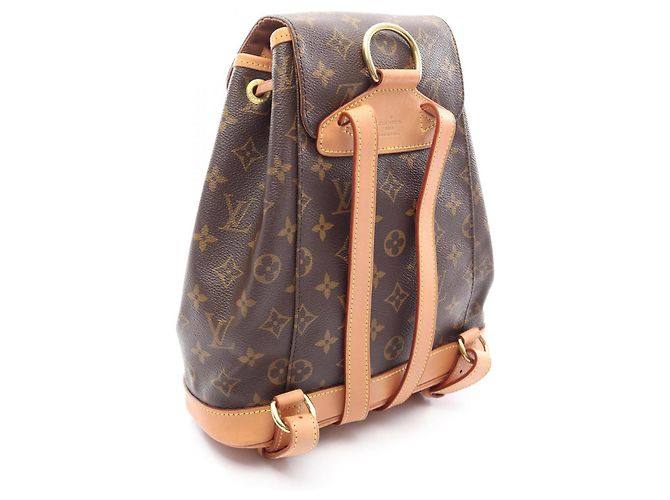 Zaino/Borsa Louis Vuitton Montsouris MM Marrone - vista 2