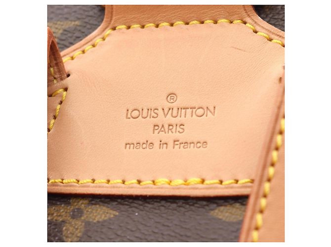 Zaino/Borsa Louis Vuitton Montsouris MM Marrone - vista 4