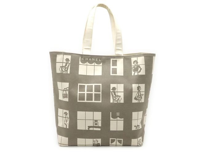Borsa Tote Chanel Mademoiselle Marrone Crudo - vista 2