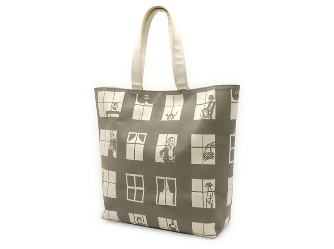Borsa Tote Chanel Mademoiselle Marrone Crudo - vista 3