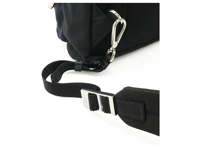 Borsa a tracolla Prada con motivo camouflage Nero Multicolore Giallo - vista 6