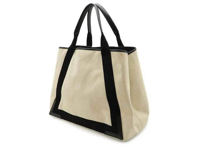 Borsa Balenciaga Navy Cabas M Tote Bag Nero Blu navy - vista 3