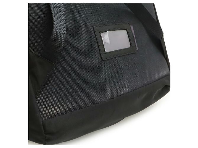 Zaino Prada Triangle in nylon nero - vista 7