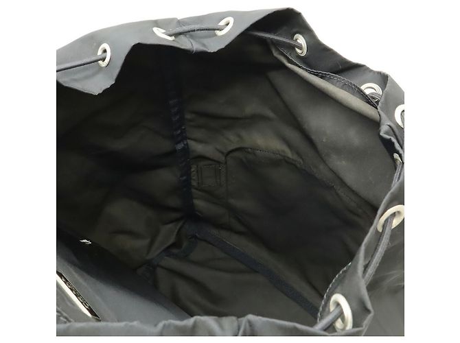 Zaino Prada Triangle in nylon nero - vista 8