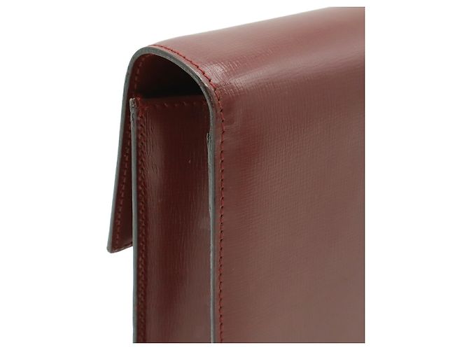 Clutch Cartier Must de Line Second Bag Rosso Bordò - vista 5