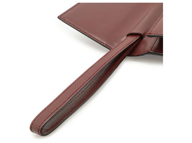 Clutch Cartier Must de Line Second Bag Rosso Bordò - vista 7