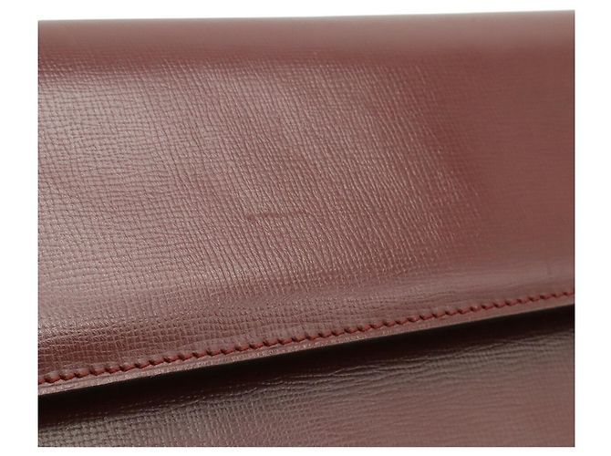Clutch Cartier Must de Line Second Bag Rosso Bordò - vista 8
