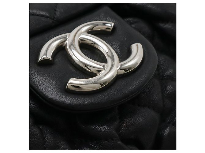 CHANEL Borsa a Spalla Matelassé Chain Around Coco Mark Nero - vista 5