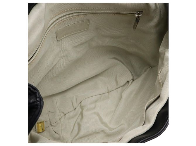CHANEL Borsa a Spalla Matelassé Chain Around Coco Mark Nero - vista 7