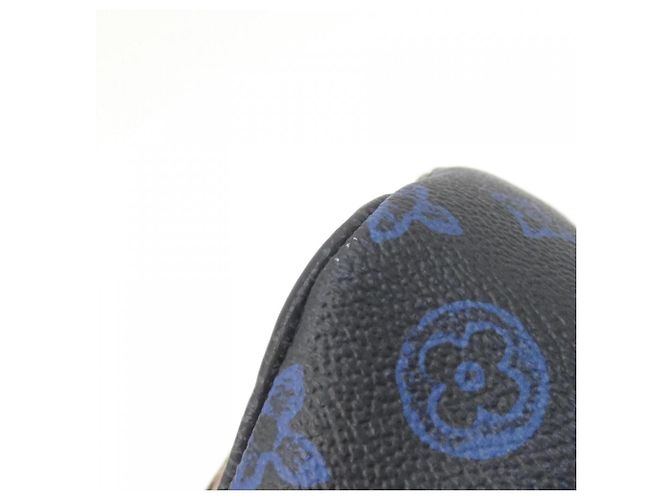 Portafoglio Louis Vuitton Monogram Record Christopher Blu - vista 3
