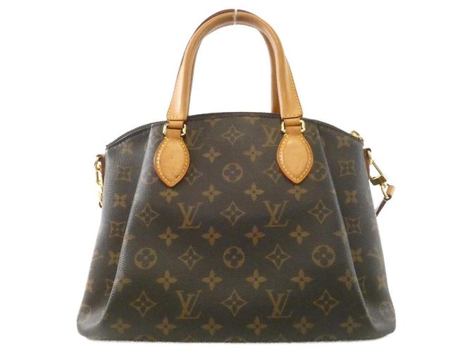 Borsa Louis Vuitton Monogram Rivoli PM Marrone Monogramma - vista 2