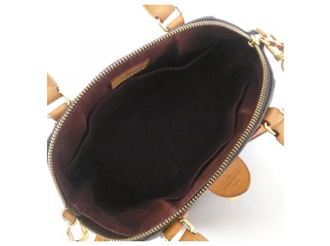 Borsa Louis Vuitton Monogram Rivoli PM Marrone Monogramma - vista 9