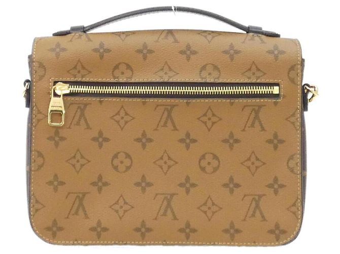Borsa Louis Vuitton Monogram Reverse Pochette Métis MM M44876 Marrone - vista 2