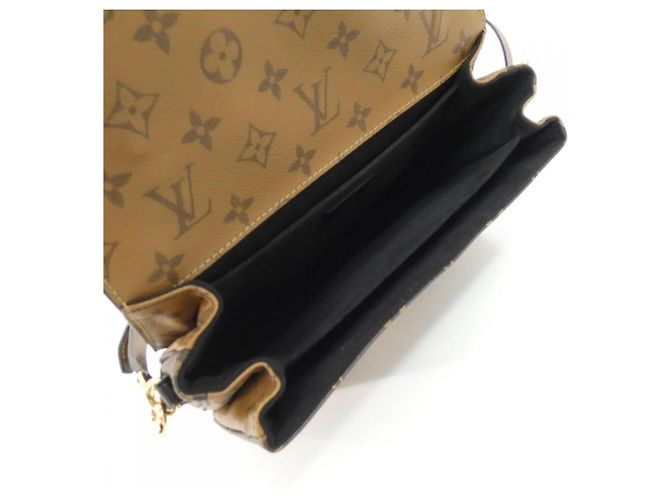 Borsa Louis Vuitton Monogram Reverse Pochette Métis MM M44876 Marrone - vista 7