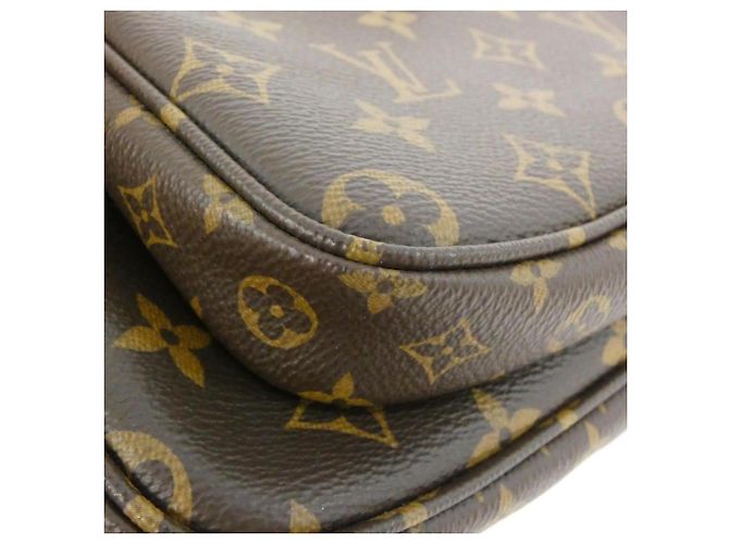 Louis Vuitton Monogram Multi Pochette Accessoires M44813 Marrone Monogramma - vista 3
