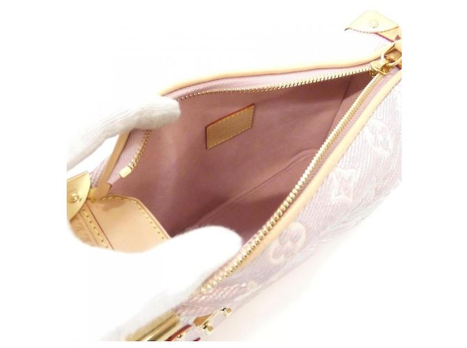 Louis Vuitton Monogram Laminated Jacquard Schultertasche Pink Monogramm - Ansicht 6