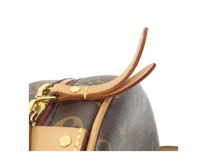 Borsa a tracolla Louis Vuitton Monogram Boite Chapeau Souple PM Marrone Monogramma - vista 5
