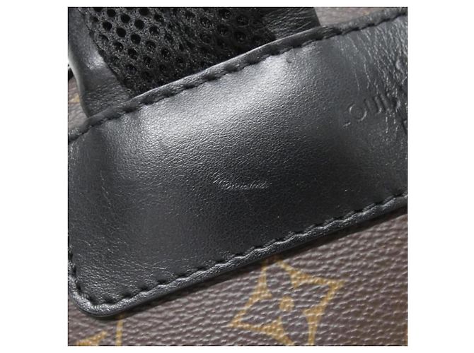 Zaino Louis Vuitton Monogram Macassar Josh Marrone - vista 5