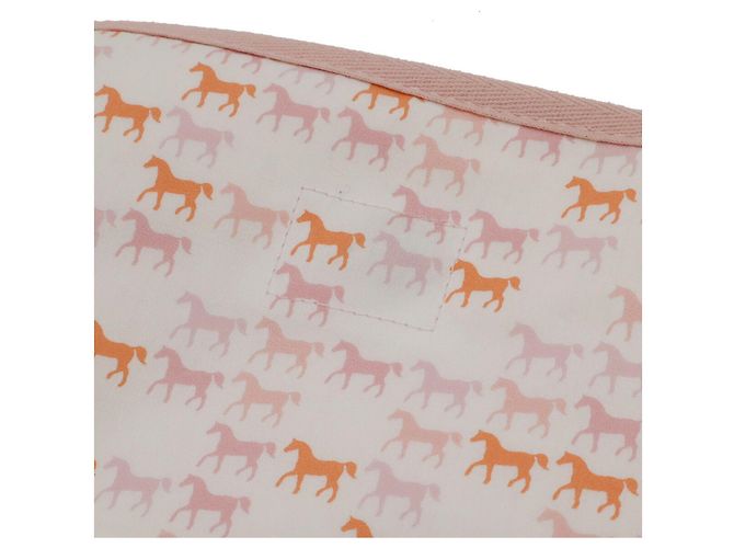 Hermès Zaino HERMES Caval Color per bambini Rosa Bianco - vista 8