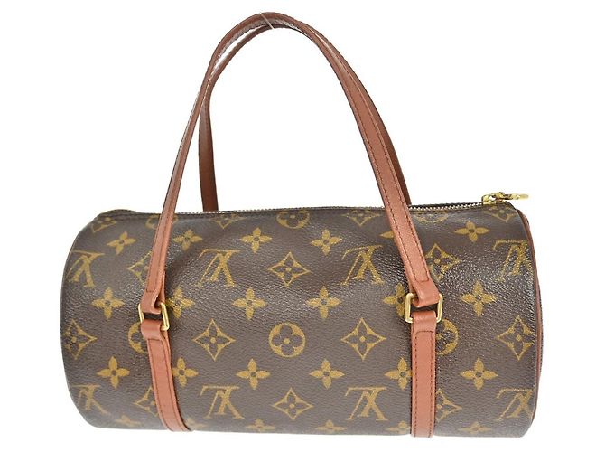 Borsa Louis Vuitton Papillon Monogram Canvas 26 Marrone - vista 2