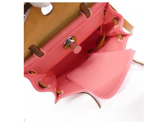 Hermès Borsa Hermes Herbag Zip PM Rosa - vista 9