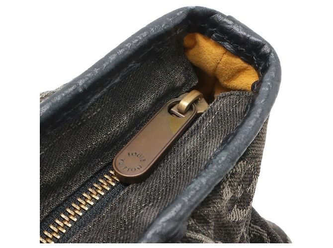 Borsa Tote Louis Vuitton Monogram Denim Neo Cabby MM Nero - vista 5