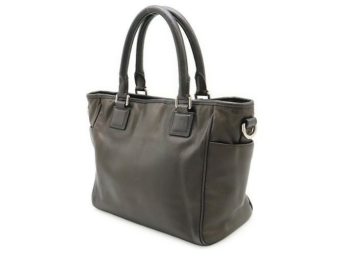 Borsa Tote Loewe Anagram Marrone - vista 3