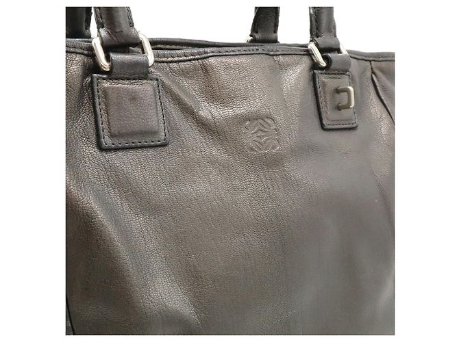 Borsa Tote Loewe Anagram Marrone - vista 9