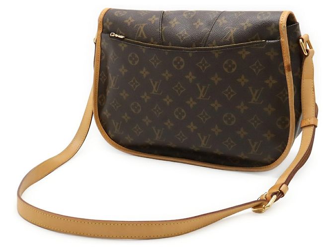 Borsa a tracolla Louis Vuitton Monogram Menilmontant MM Marrone - vista 3