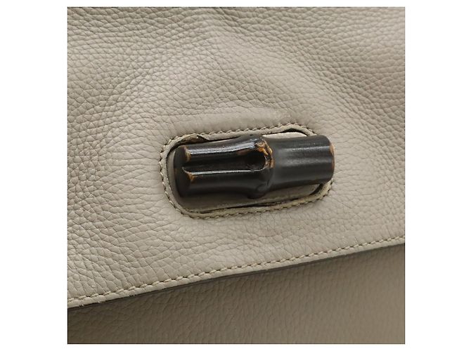Borsa GUCCI Bamboo Daily Medium Marrone - vista 8