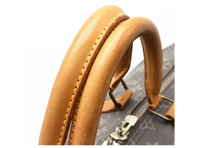 Louis Vuitton Monogram Keepall Bandoulière 50 Borsa Boston Marrone - vista 8