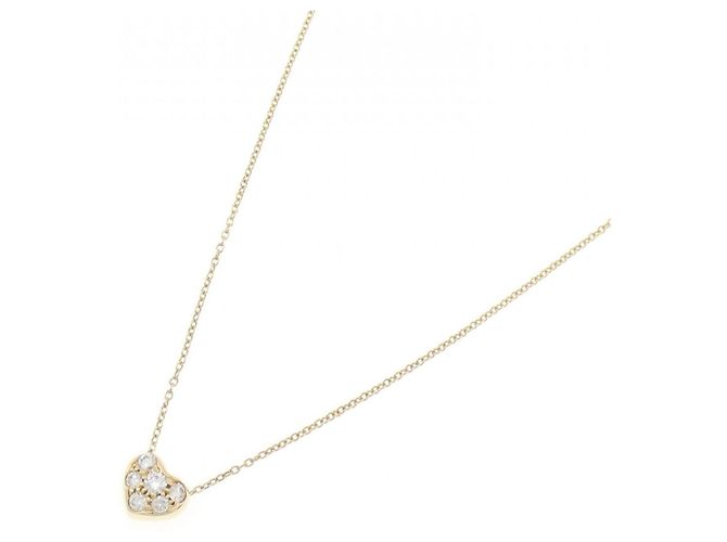 Tiffany & Co Collana Tiffany Pave Heart D'oro - vista 2
