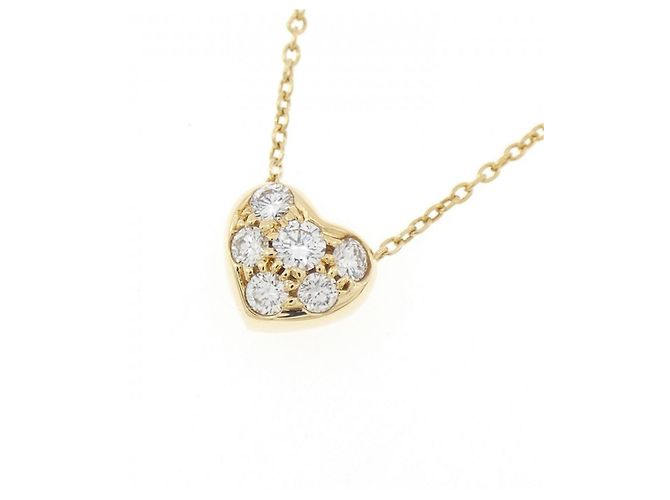 Tiffany & Co Collana Tiffany Pave Heart D'oro - vista 3