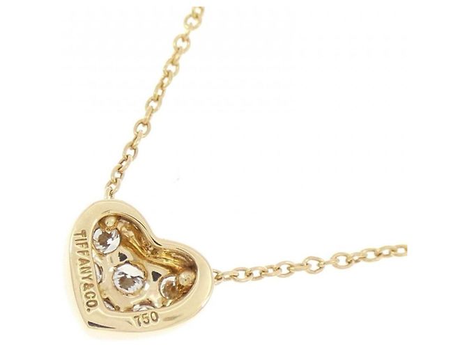 Tiffany & Co Collana Tiffany Pave Heart D'oro - vista 4