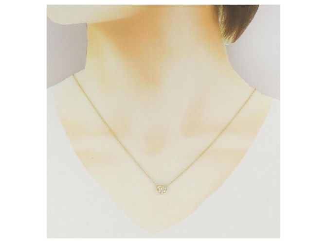Tiffany & Co Collana Tiffany Pave Heart D'oro - vista 6