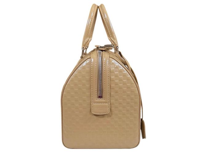 Borsa Louis Vuitton Speedy Cube MM Damier Facette Beige - vista 4