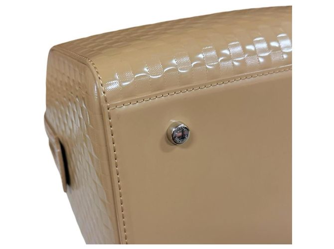 Borsa Louis Vuitton Speedy Cube MM Damier Facette Beige - vista 8