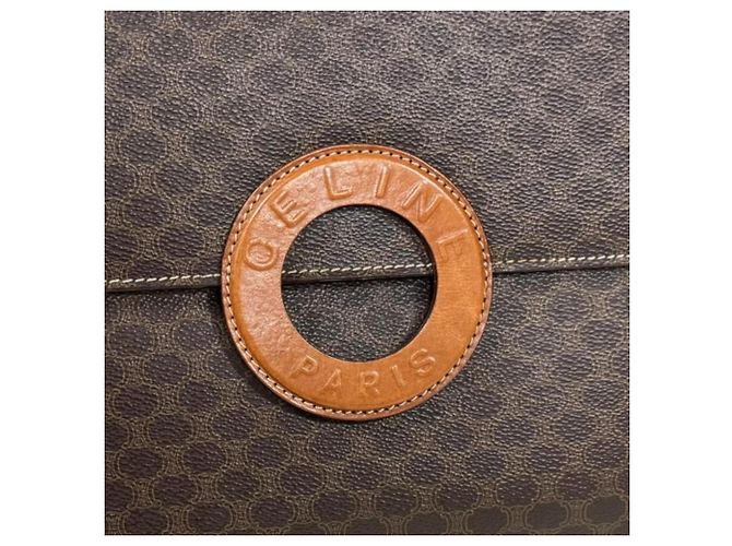 Céline Celine Macadam Schultertasche Braun - Ansicht 15