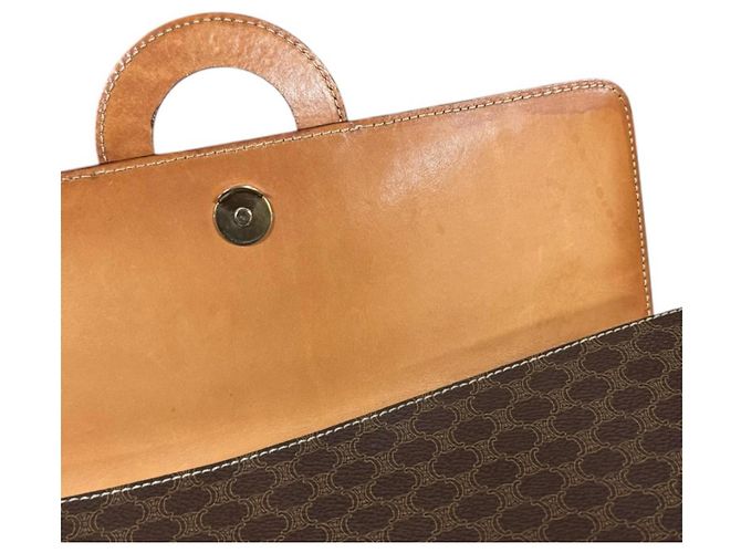 Céline Celine Macadam Schultertasche Braun - Ansicht 8