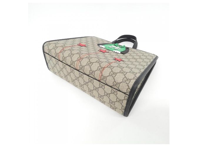 Borsa a mano per bambini Gucci 645290 KWZBN Nero Beige - vista 3